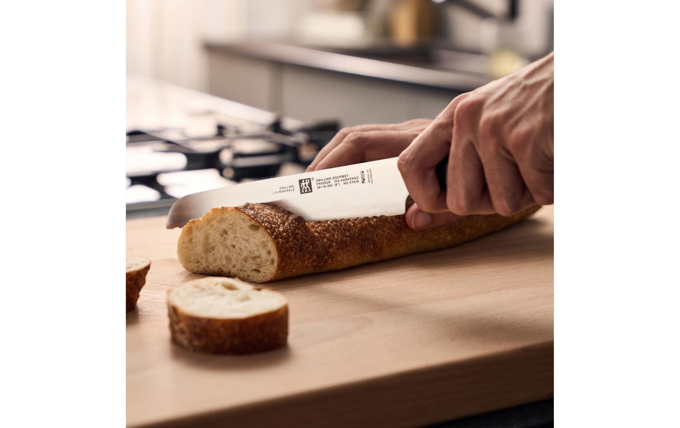 Küchenmesser Gourmet Edelstahl, 20 cmBrotmesser