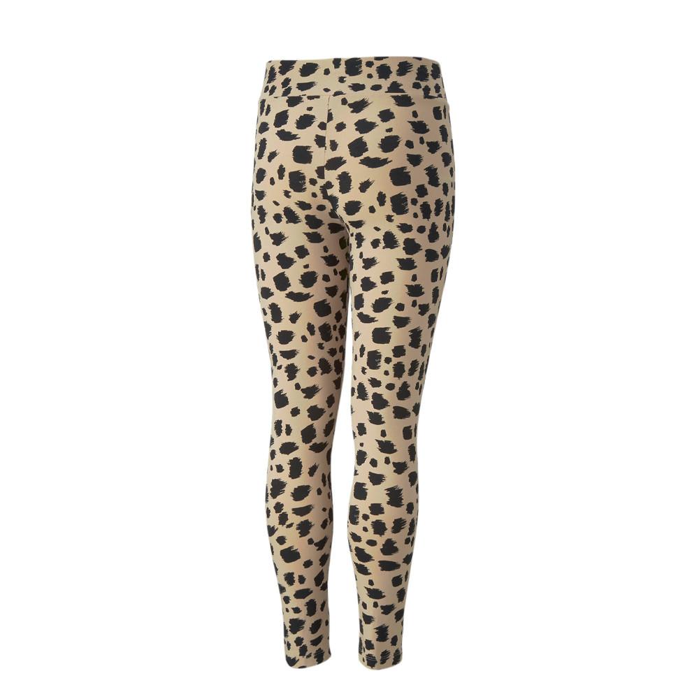 Puma Legging Beige/Noir Fille Puma Essential Animal