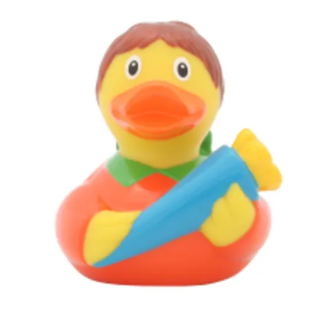 Lilalu Badeente Schulkind Junge