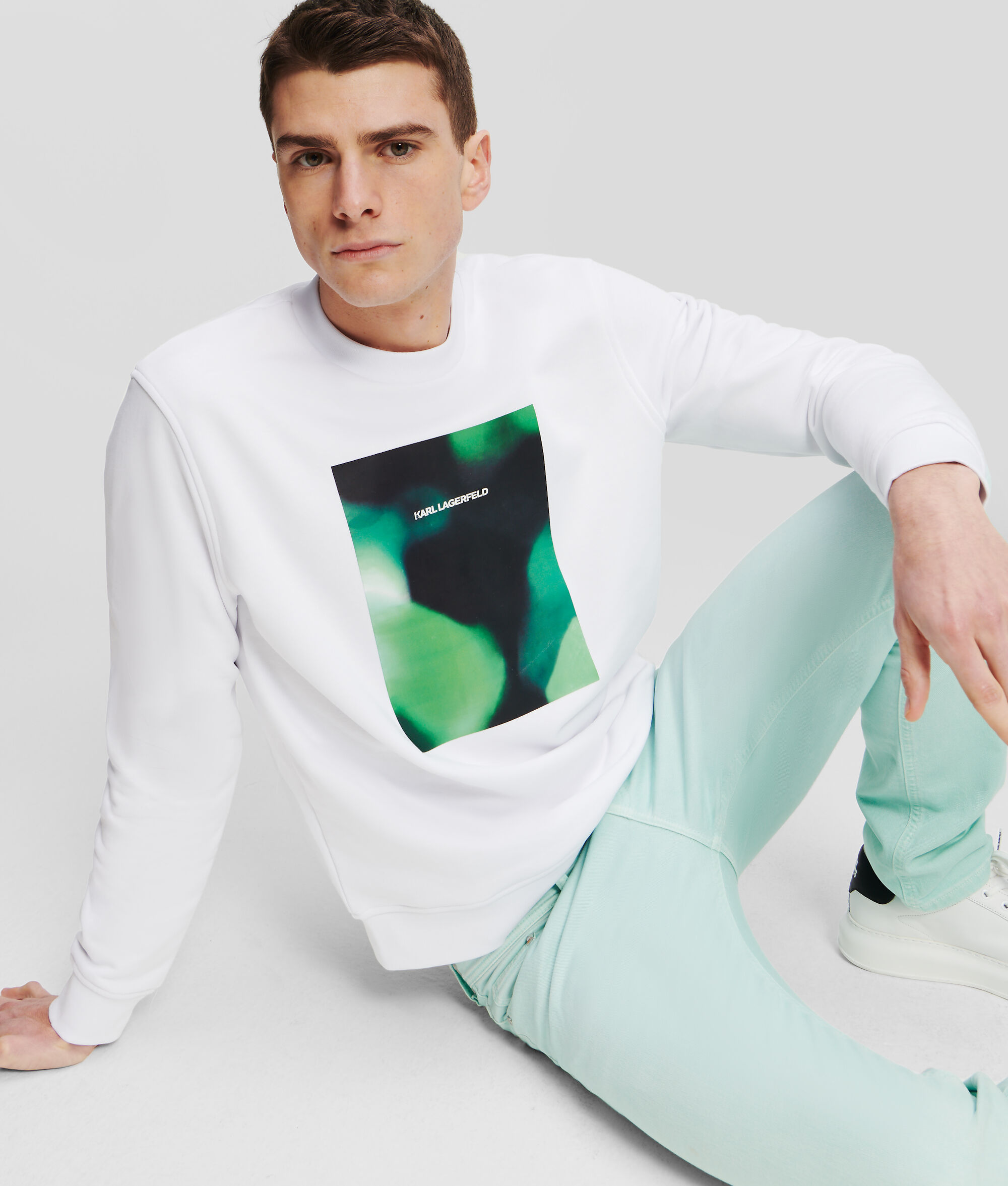 Sweat-shirt à col rond