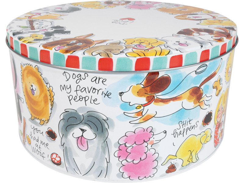 Rond blik 24 cm Hond