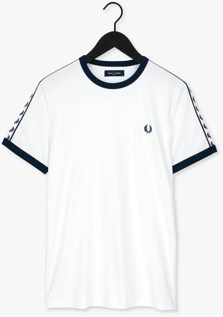 FRED PERRY gebroken wit fred perry t-shirt taped ringer t-shirt