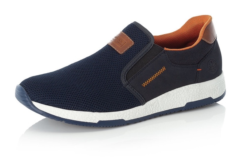 Rieker Slip-On Sneaker  Casual Slipper, Freizeitschuh, Schlupfschuh mit Kontrastnaht