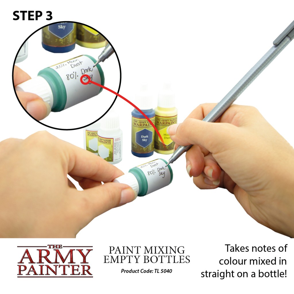 Army Painter - Flacons vides pour mélange de peinture