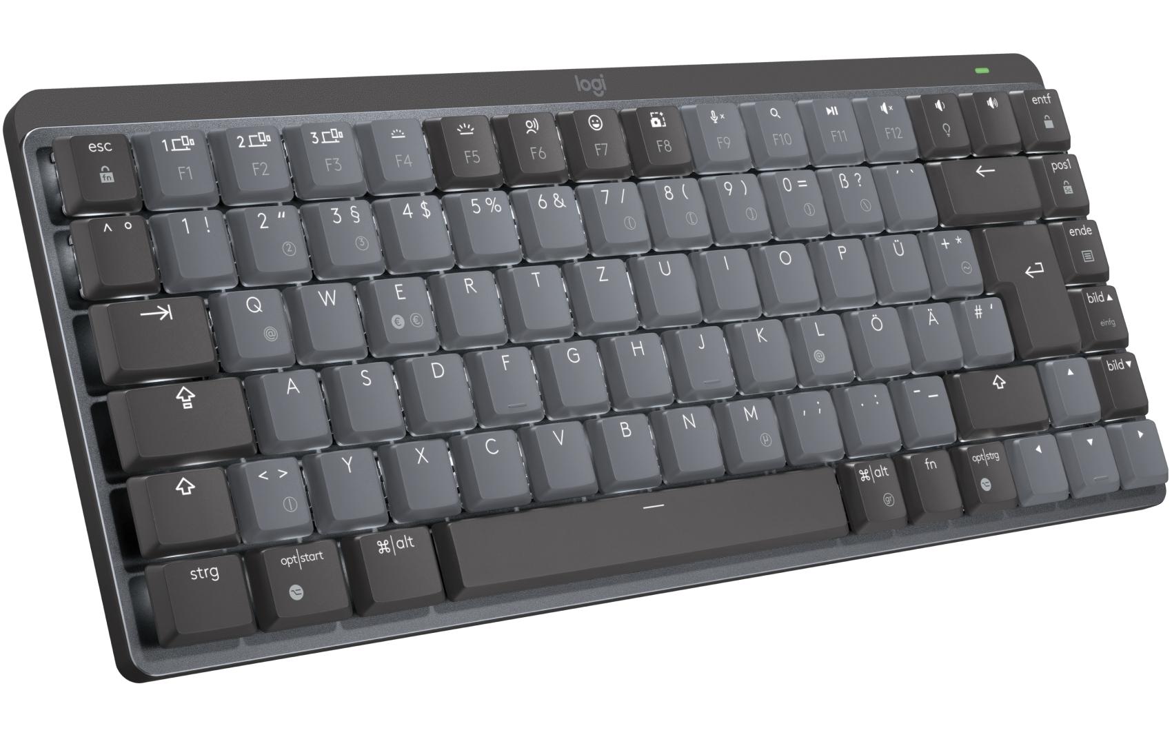 Tastatur MX Mechanical Mini<br>Kompakte, kabellose Business-Tastatur mit mechanischen Tasten
