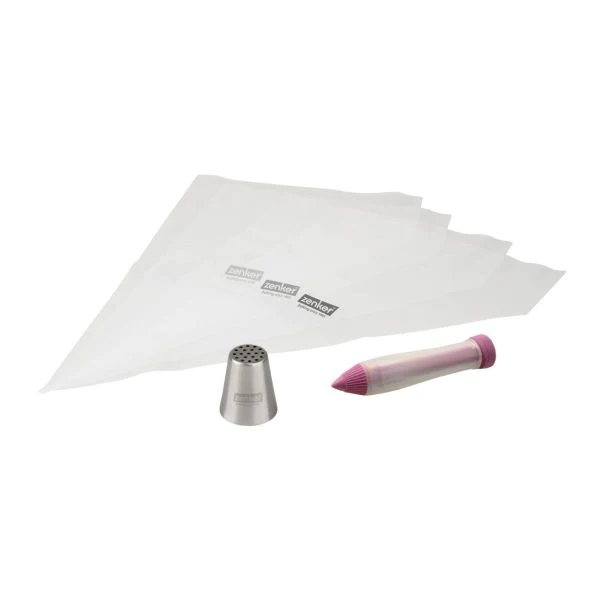 Set de poches à douilles, douille et stylo de décoration pour gâteaux