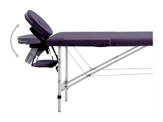 Table de massage pliable aluminium 191 x 70 x 59 cm 02_0001810