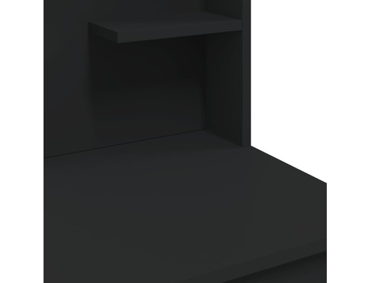 VIDAXL - Coiffeuse avec lumières led noir 96x40x142 cm