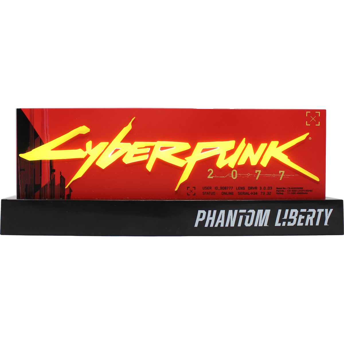 NeaMedia Icons Cyberpunk dekorativt lys (Phantom Liberty)