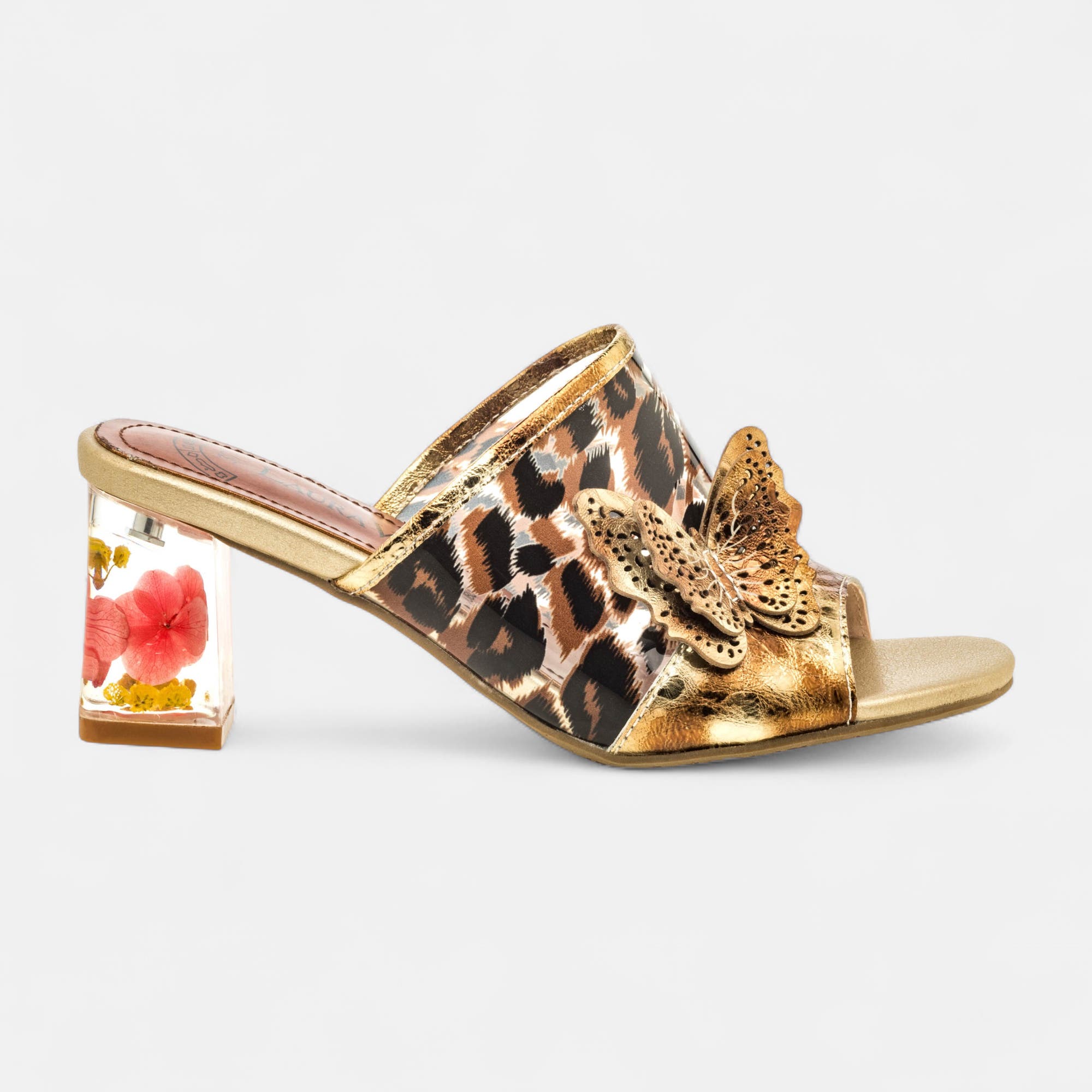 Mules à talon Femme marron