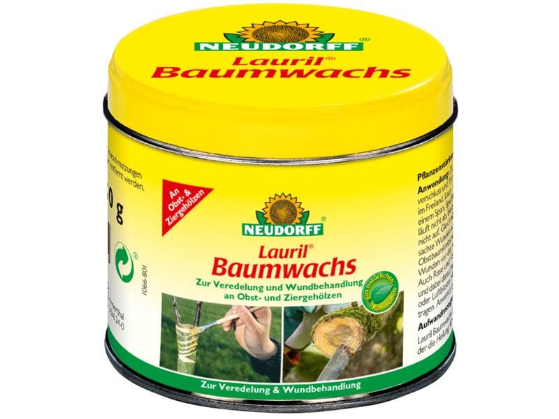 Neudorff Konzentrat Lauril Baumwachs, 250 g Pflanzenstärkungsmittel aus ausgewählten, hochwertigen Naturharzen und Wachsen