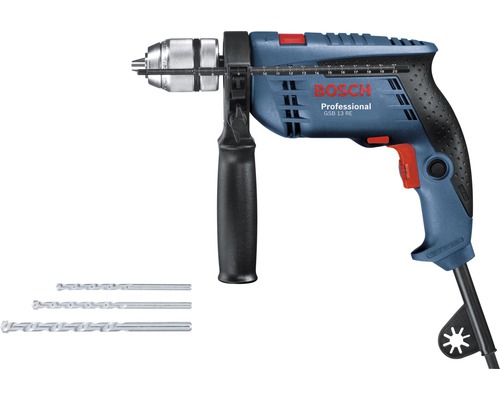 Bosch Professional GSB 13 RE klopboormachine inclusief 3-delige steenborenset CYL-1 (5/6/8 mm)