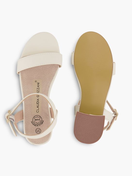 Claudia Ghizzani Sandalette Weiss