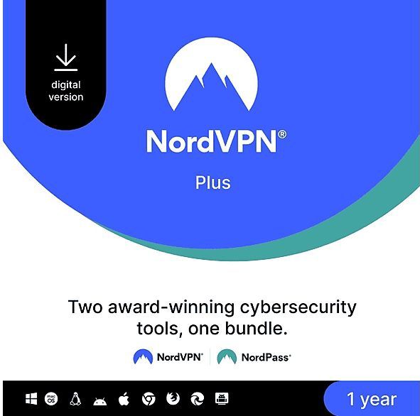 Nordvpn Plus Premium - Vpn Services - 1 Jaar - 10 Devices - Pc
