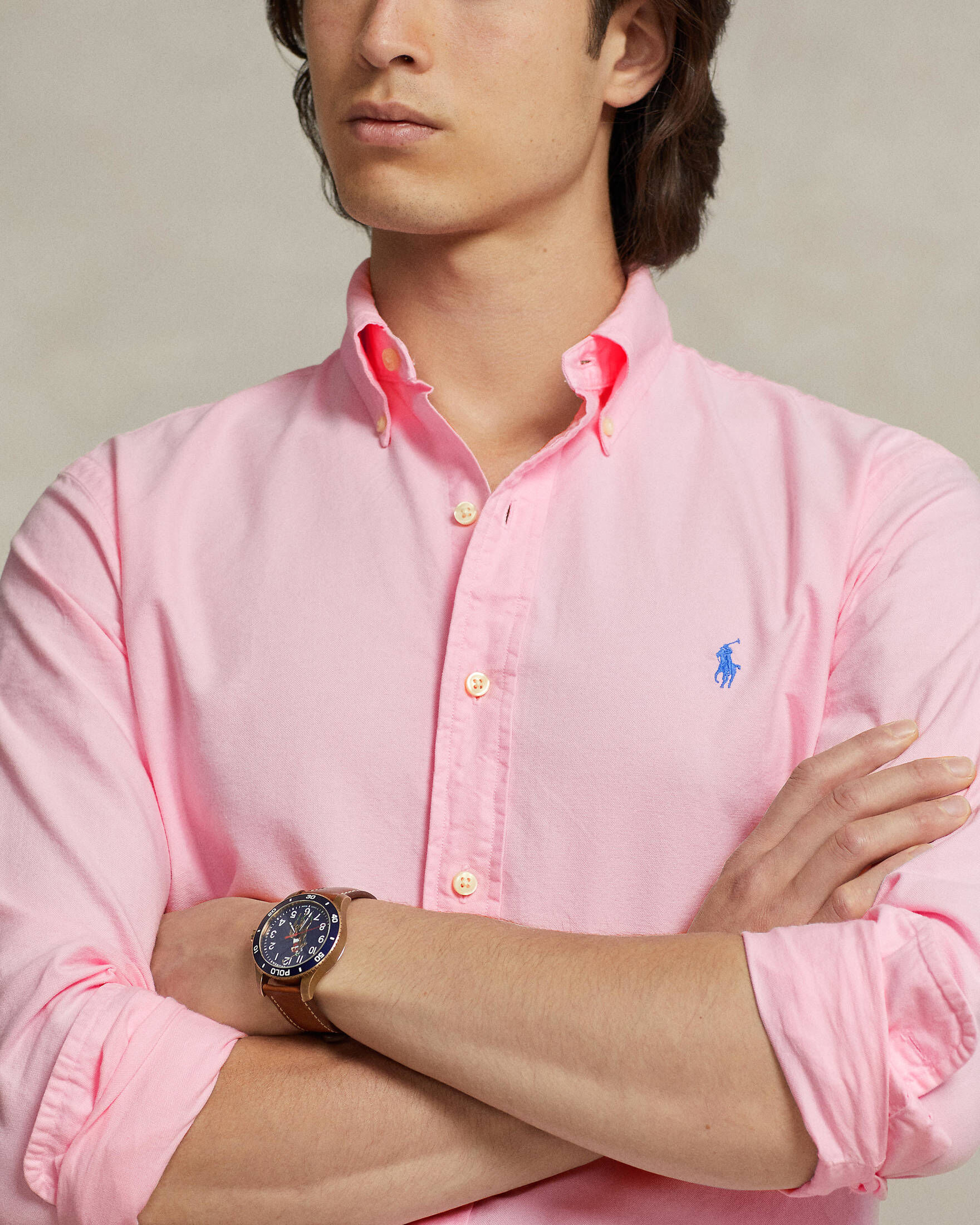 Polo Ralph Lauren| Herren Hemd Custom Fit Langarm