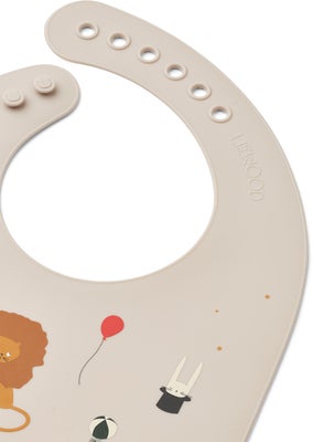 LIEWOOD Tilda Smekke med Trykk 2-Pack, Circus/Sandy