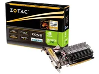 ZOTAC NVIDIA® GeForce® GT 730 - ZONE Edition - grafikkort - GF GT 730 - 2 GB DDR3 - PCIe 2.0 x16 lavprofil - DVI, D-Sub, HDMI - blæserløs