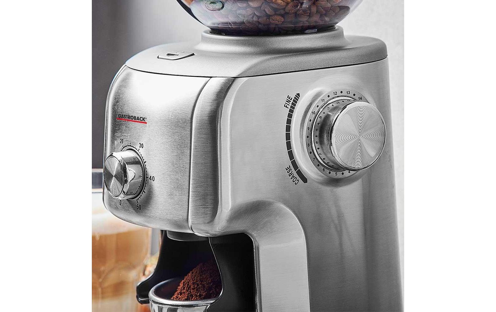 Gastroback Kaffeemühle »Advanced Plus 42642« 130 W Kegelmahlwerk 400 gBohnenbehälter