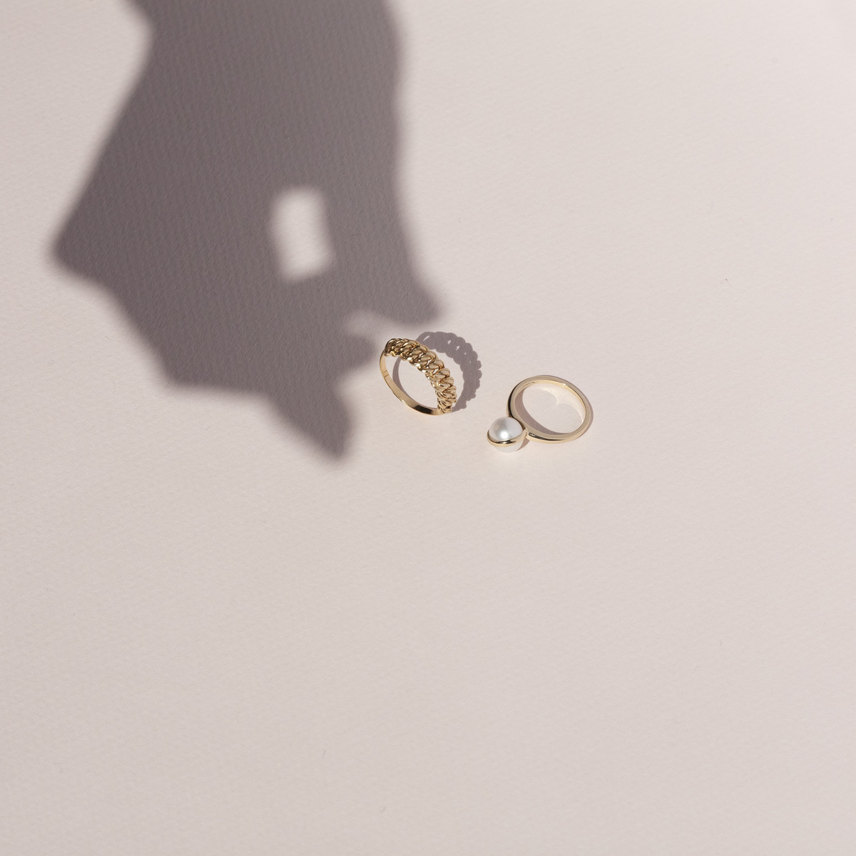 Bague or 375 jaune maille