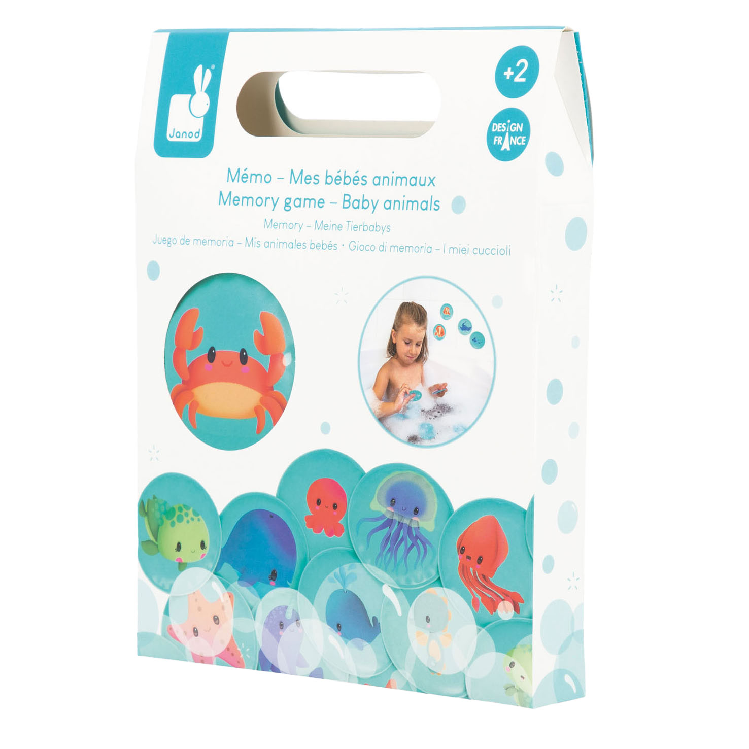 Janod Badspeelgoed - Memo De Baby dieren
