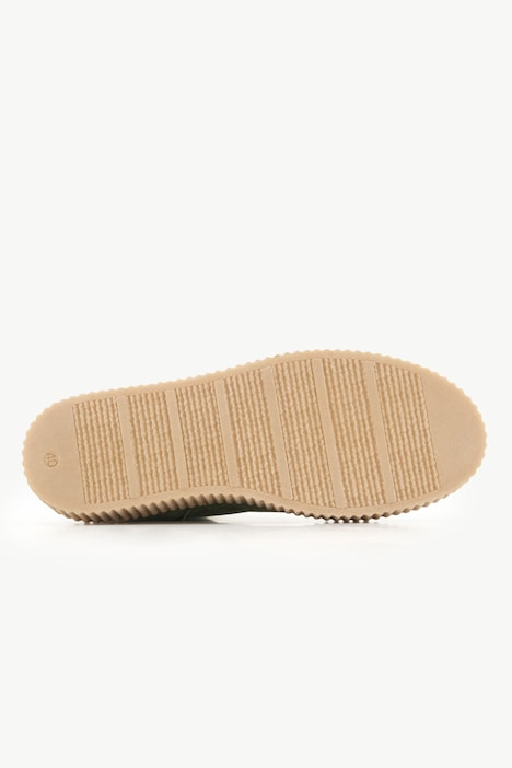 Leder-Boots, Wechselfußbett, Plateau-Absatz, Weite H