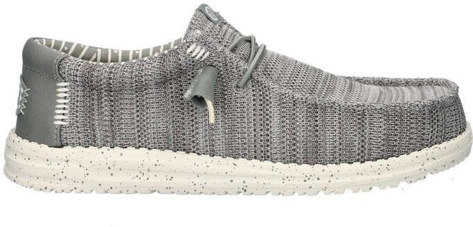 Hey Dude HEYDUDE Wally Stretch Sox heren mocassin Grijs