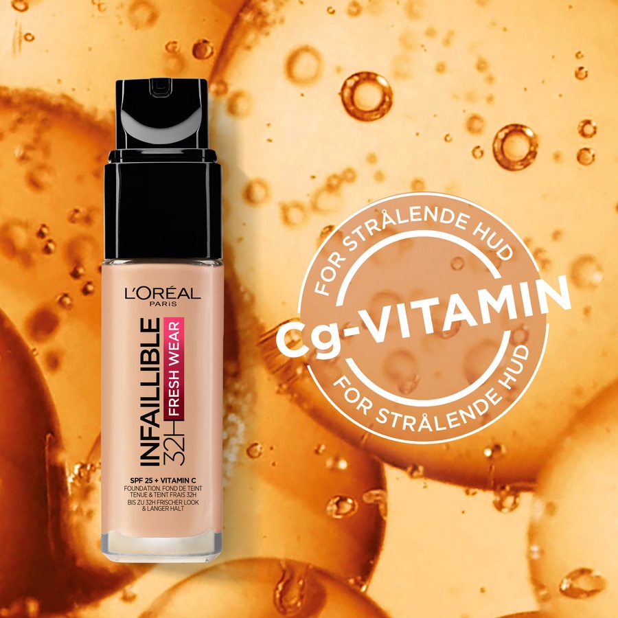L'Oréal Paris Infaillible Fresh Wear 32H Foundation 320 Warm Undertone 30ml