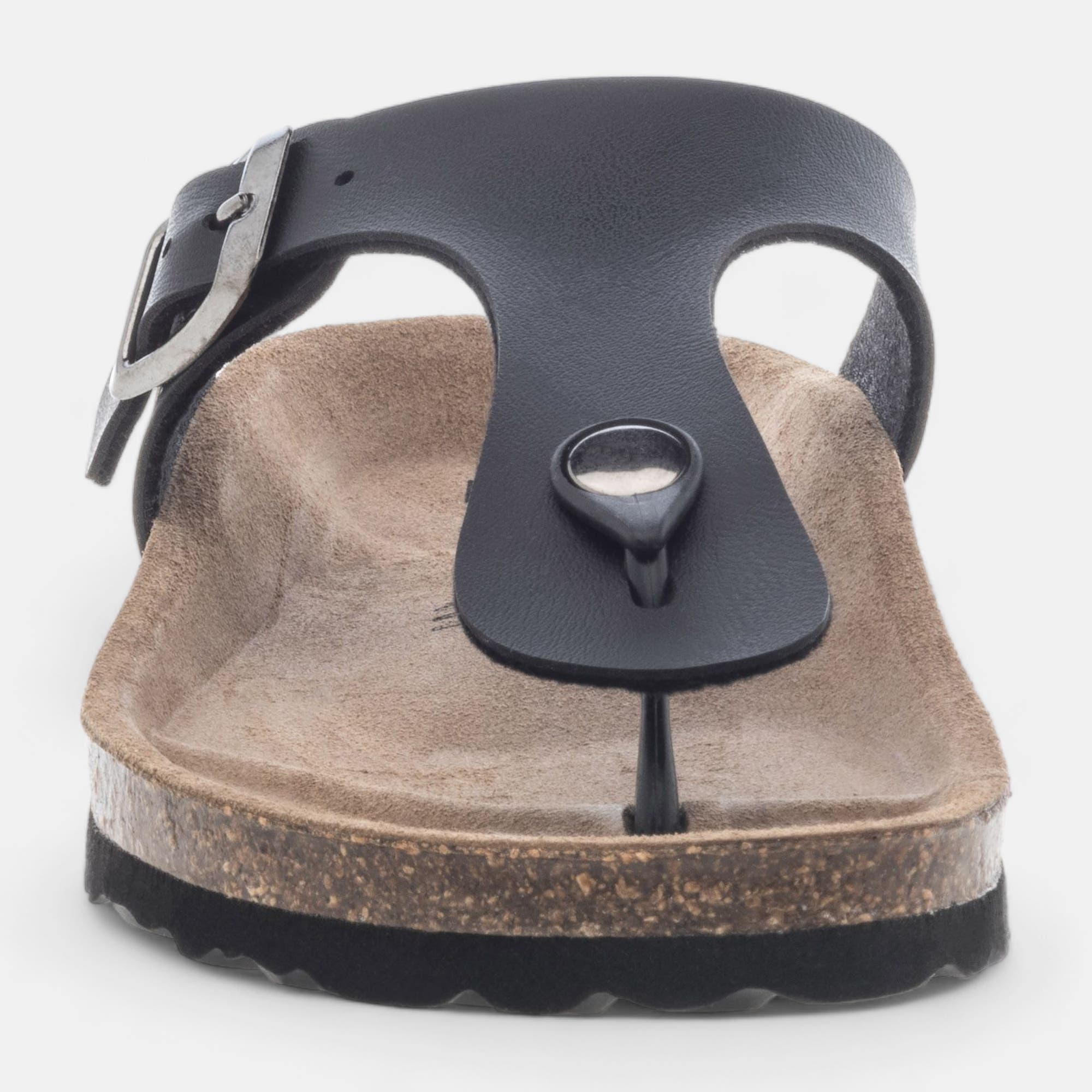 Mules semelle liège Femme noir