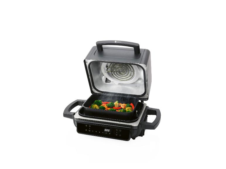 Heteluchtfriteuse met grill- en rookfunctie