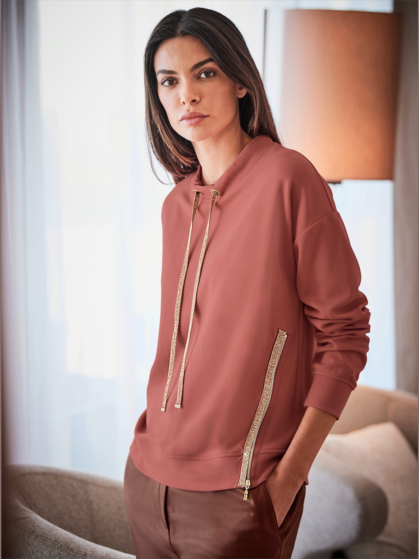 Sweat-shirt élasthanne