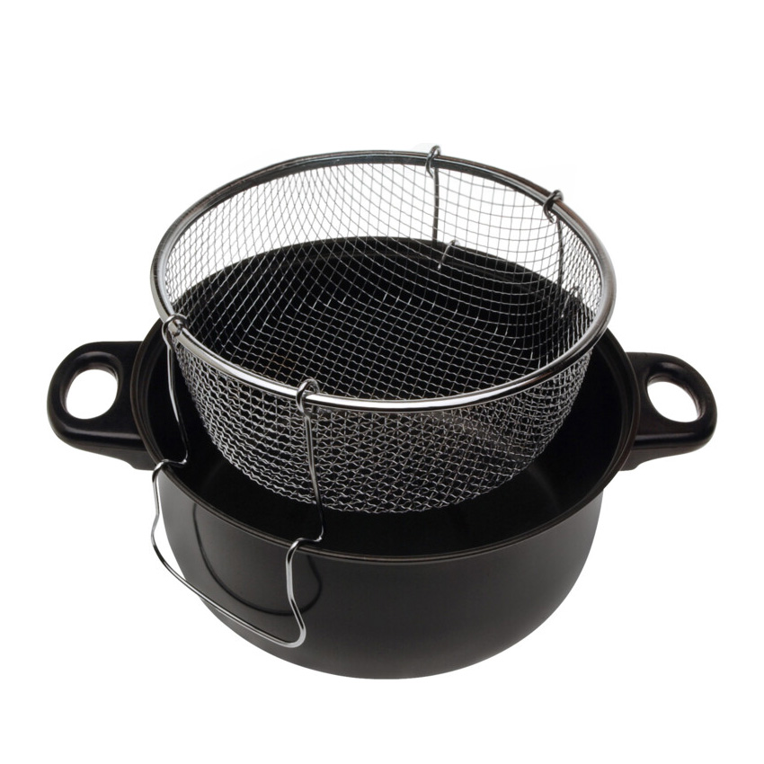 Frittiertopf mit Glasdeckel 3.5L