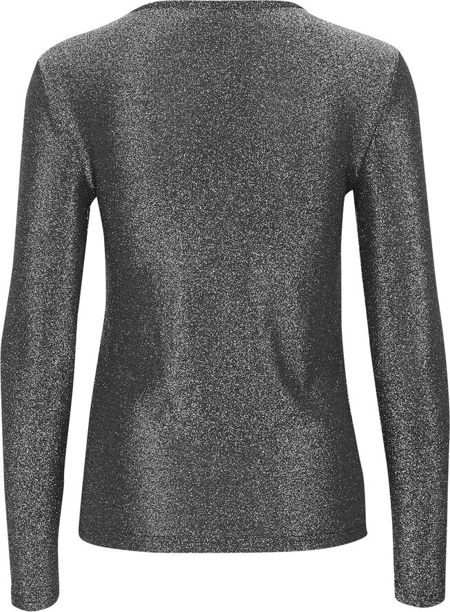 Soaked in Luxury SLSkylara Round Neck LS Silver