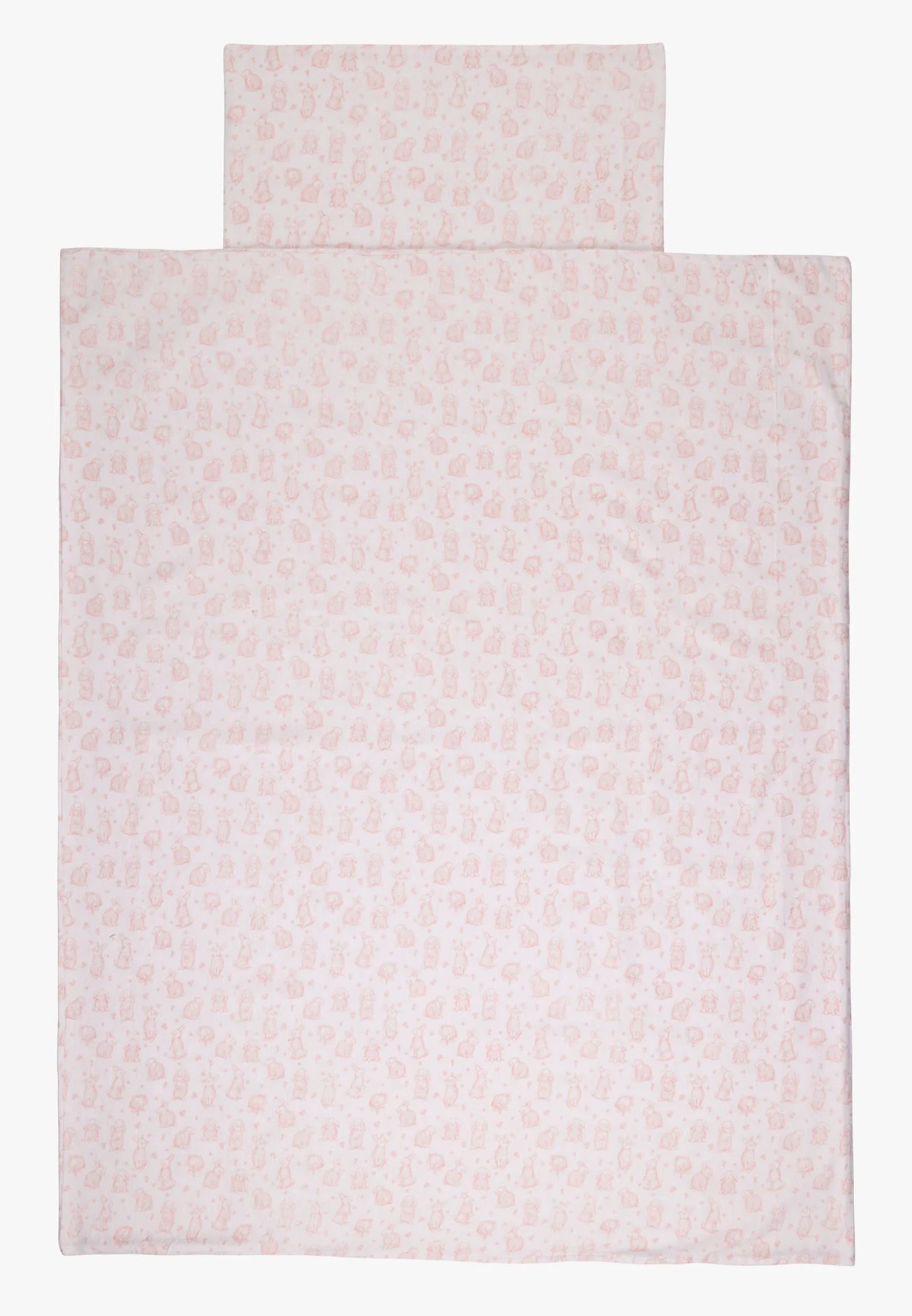Flanell sengesett              blå - 80x100 cm