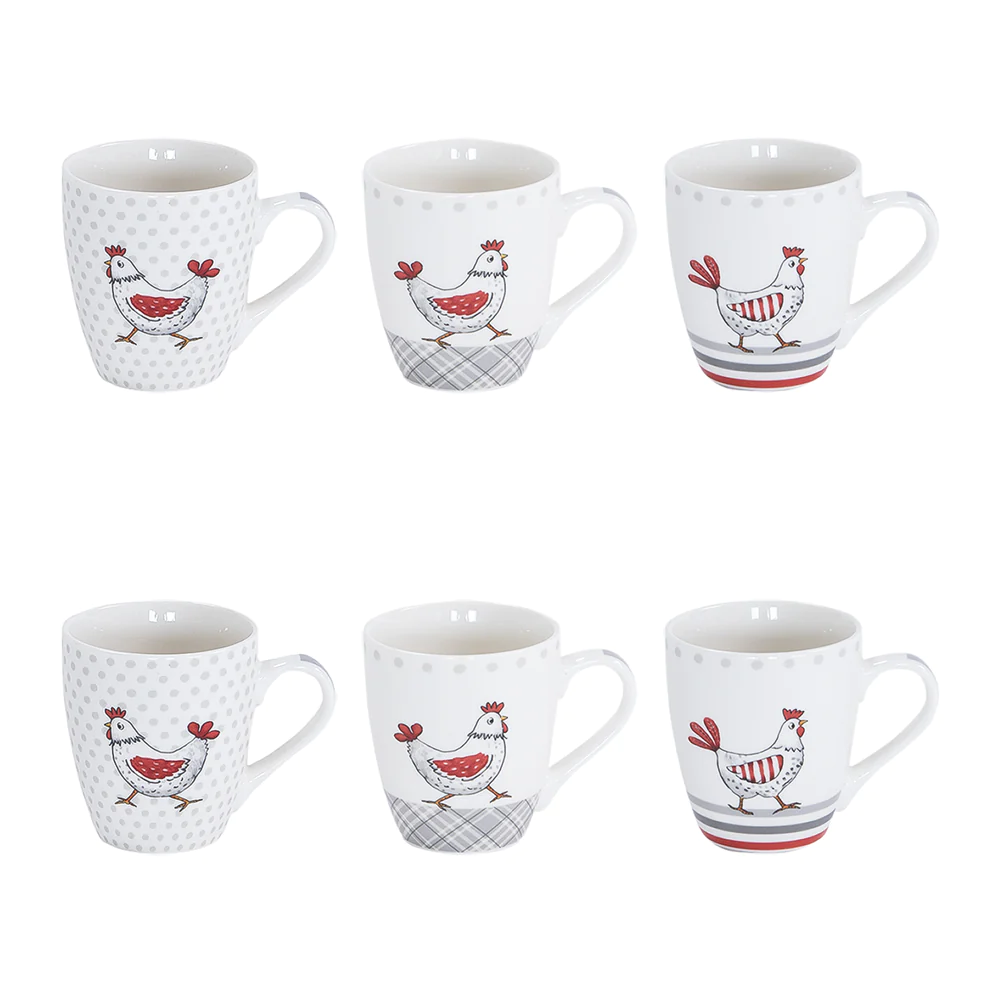 Coffret de 6 tasses Jacquotte 23 cl Table passion