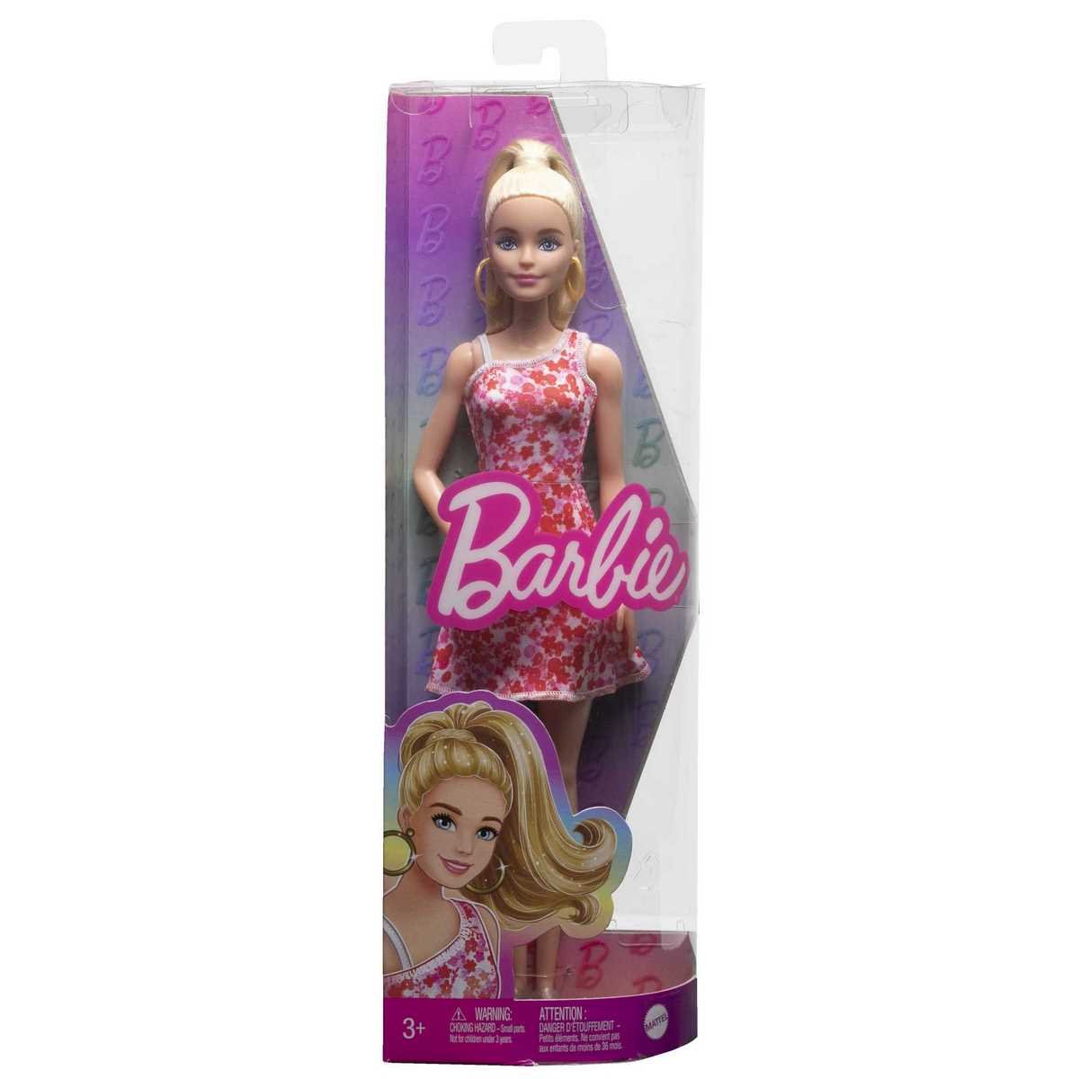 Barbie fashionista robe à fleurs