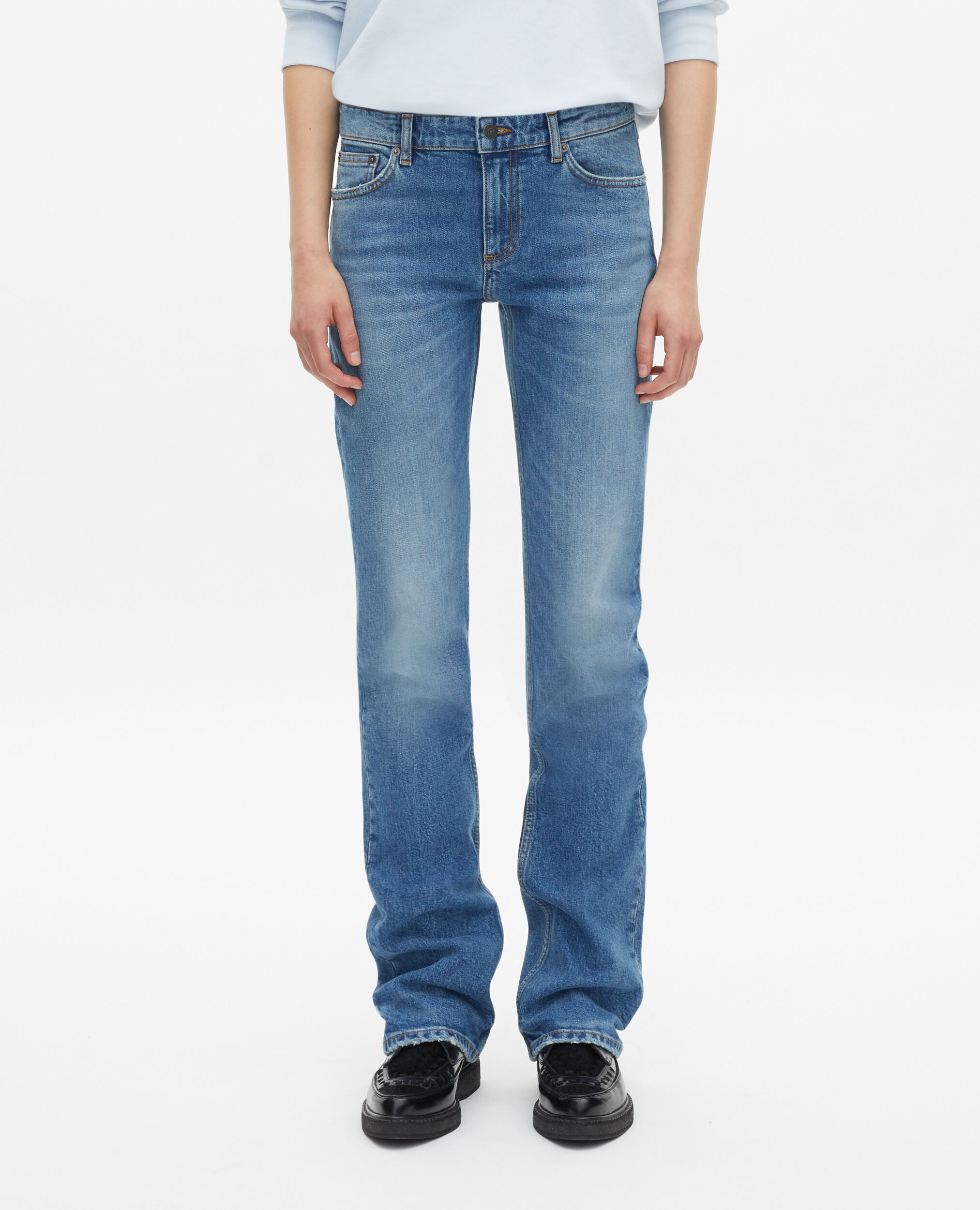 Jean slim long bleu clair