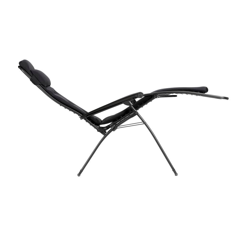 Gepolsterte Zero-Gravity-Relaxliege - XL RSX Clip XL AirComfort® Schwarz Acier