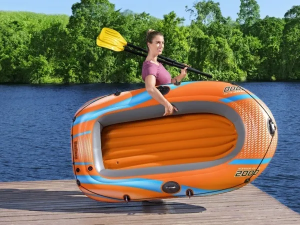 Bestway 61141 / 23, Rafte, Flåde, Grå, Orange, 2 person(er), 120 kg, ISO 6185