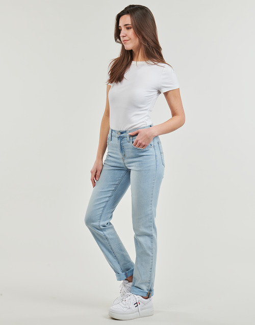 Levi's - 724 HIGH RISE STRAIGHT Lightweight Cool / Bright / In / Azul