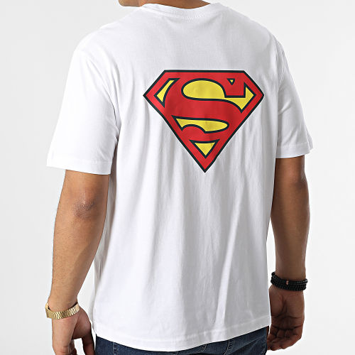 Tee Shirt Oversize Large Logo Blanc