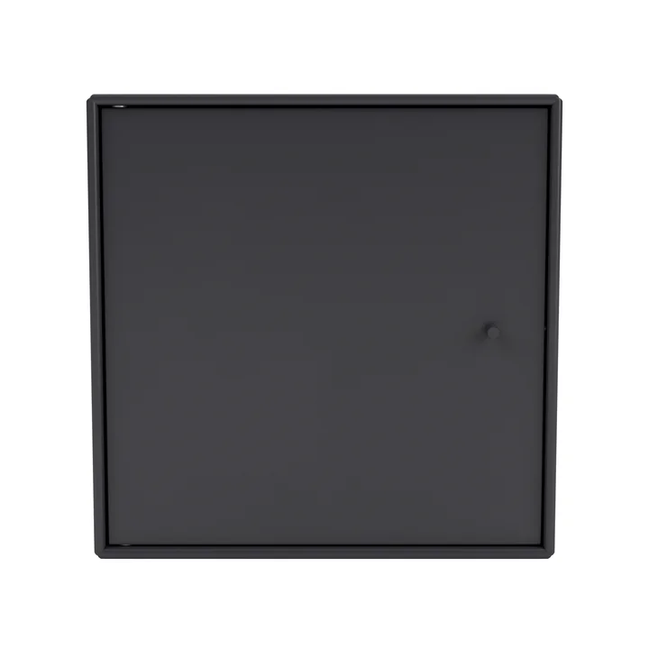 Montana - Mini Regalmodul mit Tür, anthrazit