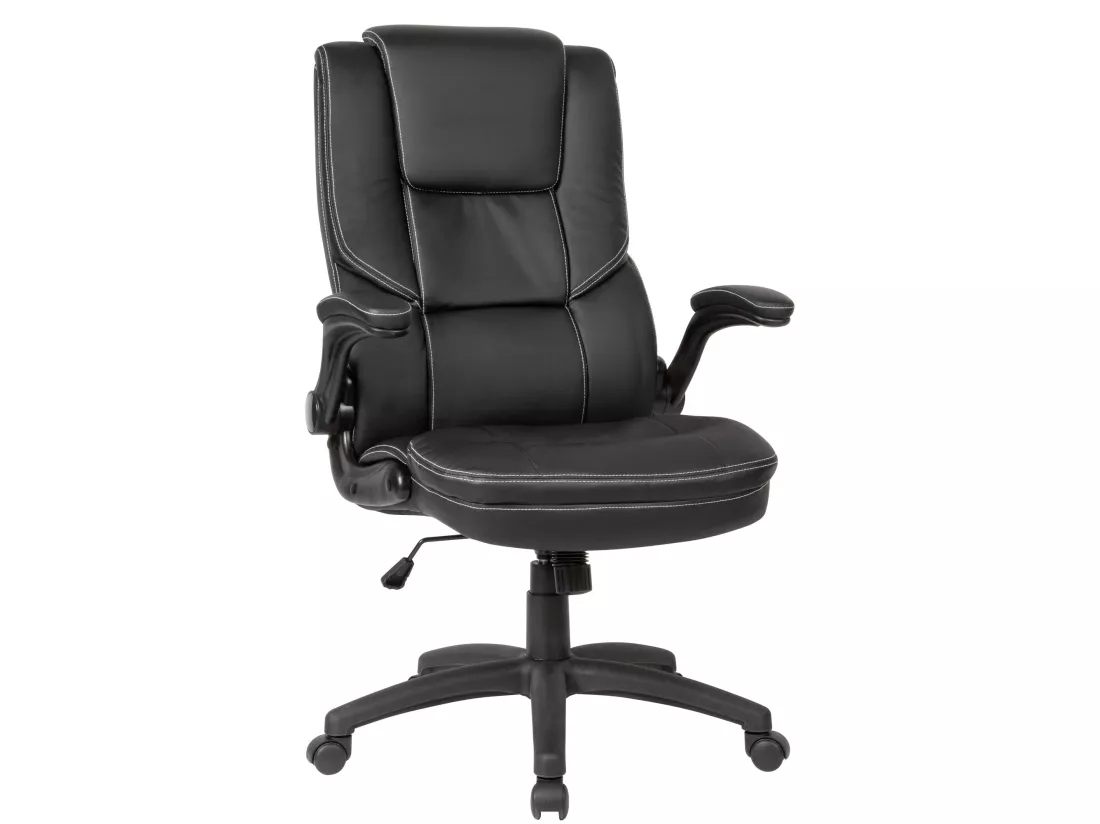chaise de bureau cuir synthétique noir chaise de bureau pivotante fauteuil de bureau 120 kg