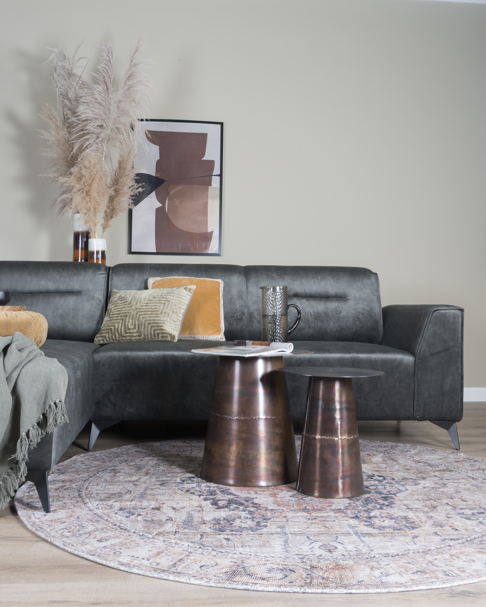 Mahal Beige Rond ø200 cm