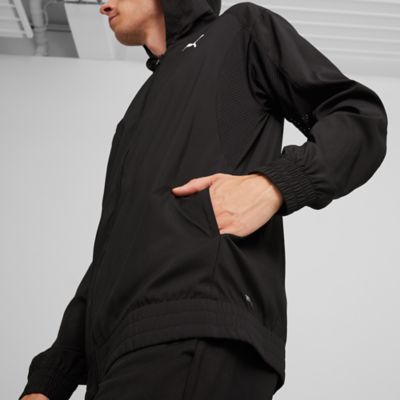 PumaPUMA FIT Woven Full Zip Jacket - schwarz
