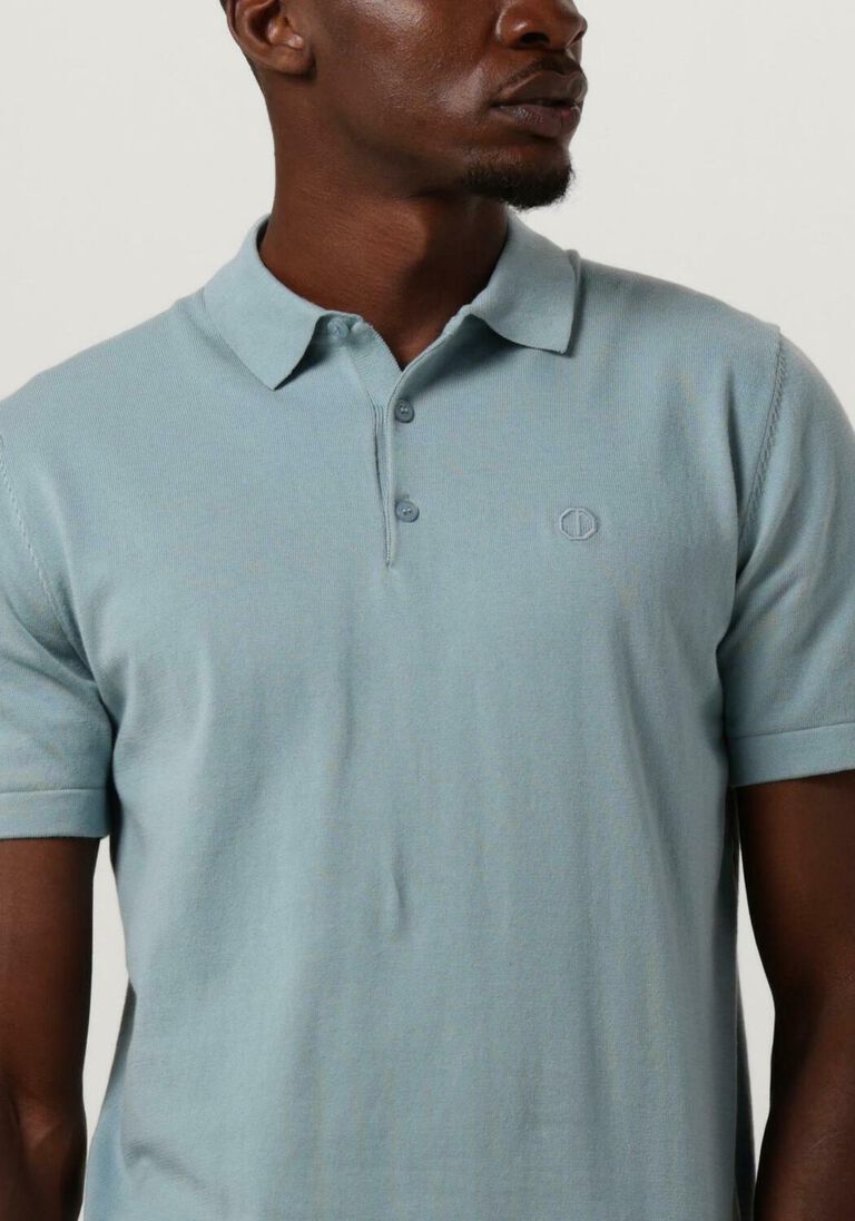 DSTREZZED blauwe dstrezzed polo polo s/s cotton knit