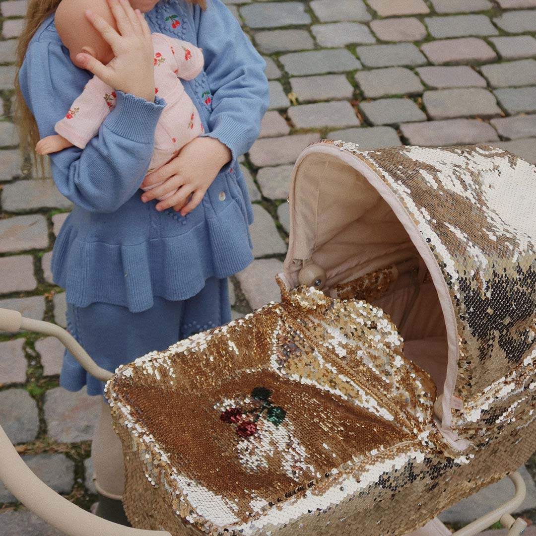 konges sløjd poppenwagen vintage - sparkly