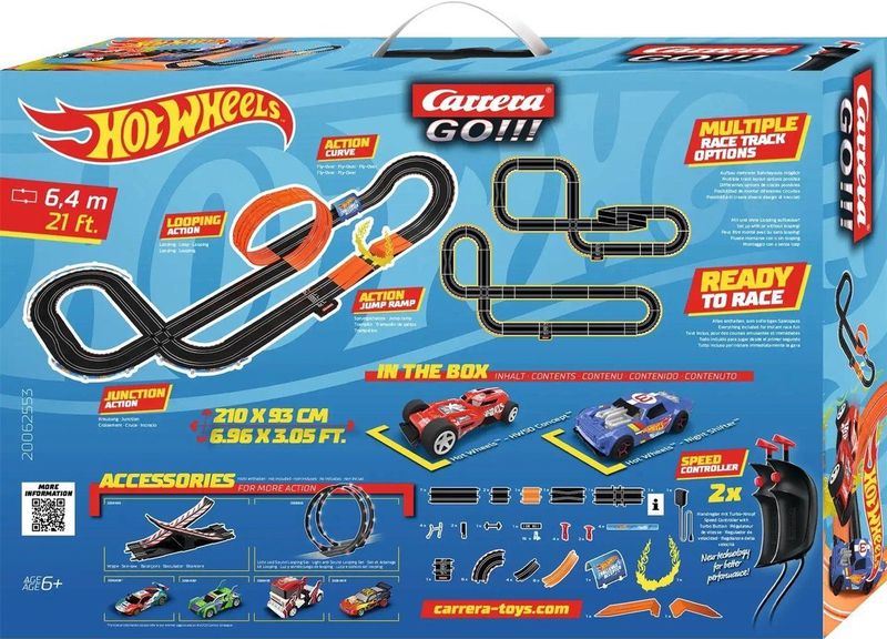 Carrera GO!!! Hot Wheels 6,2 - Racebaan