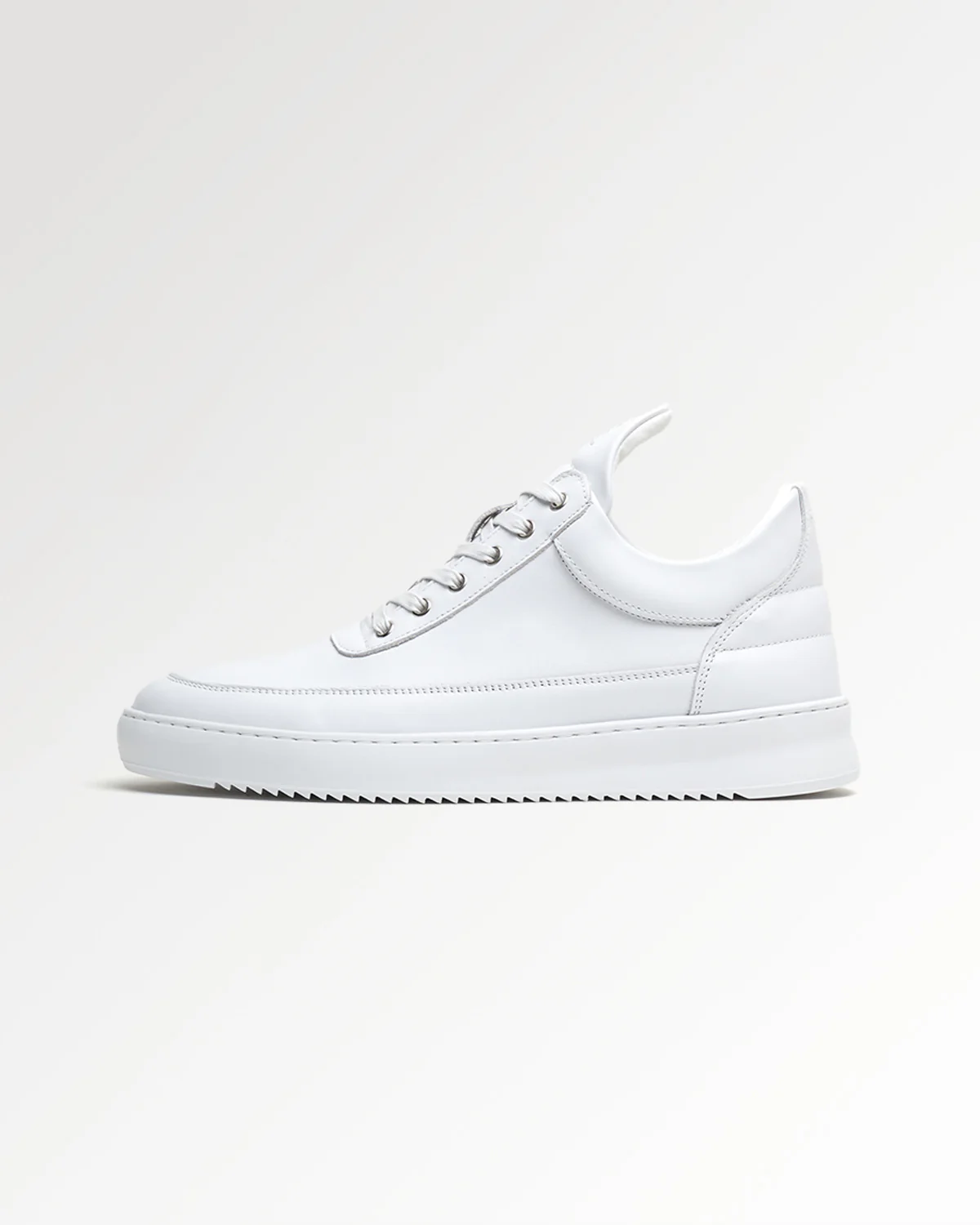Low Top Ripple Nappa White