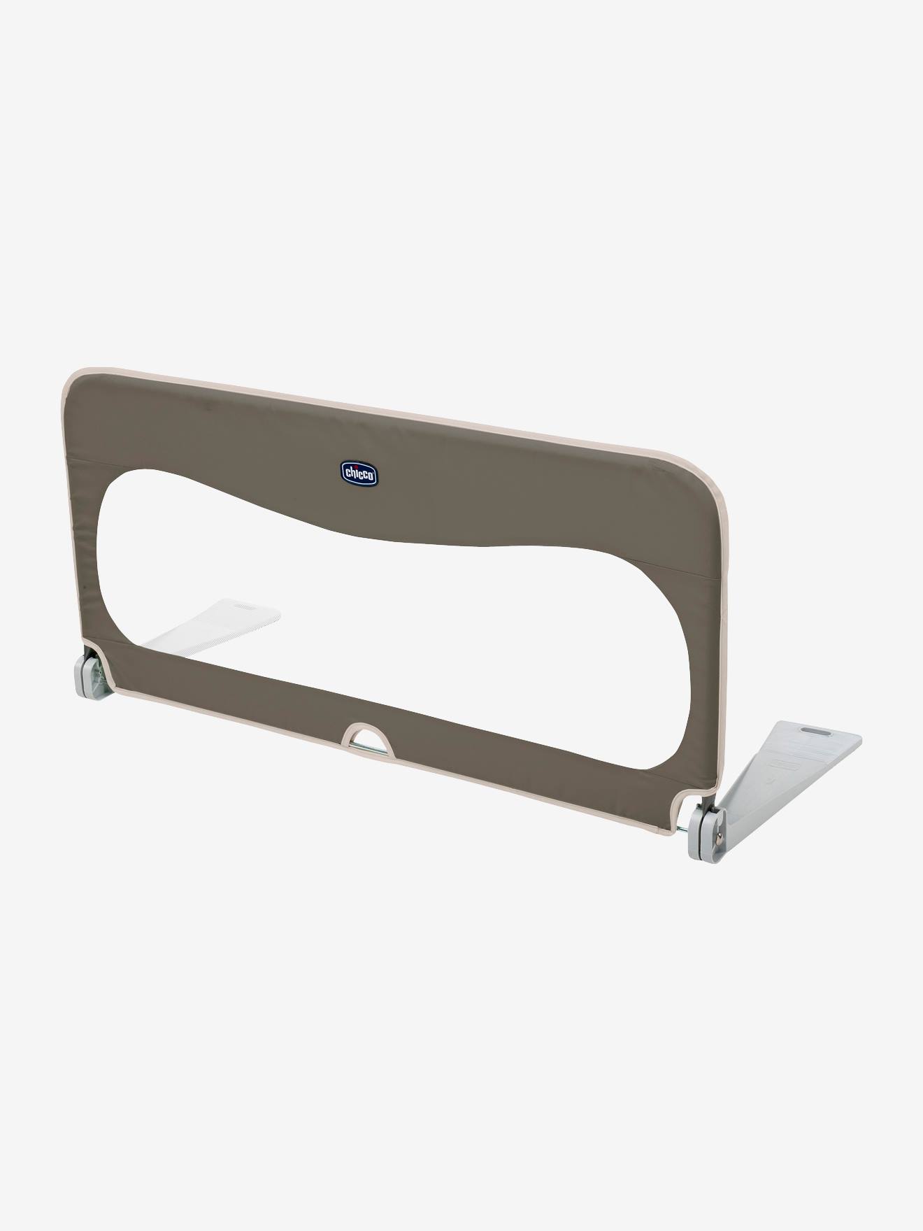 Grade de proteção dobrável CHICCO para cama, tamanho médio, marrom liso