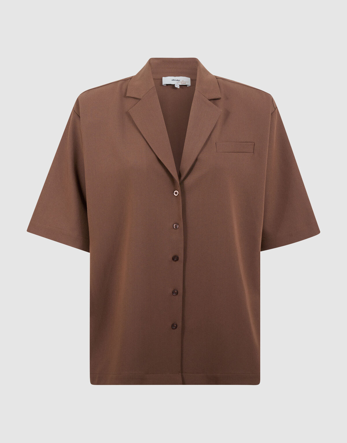 Oversized Blazer Blouse Bruin